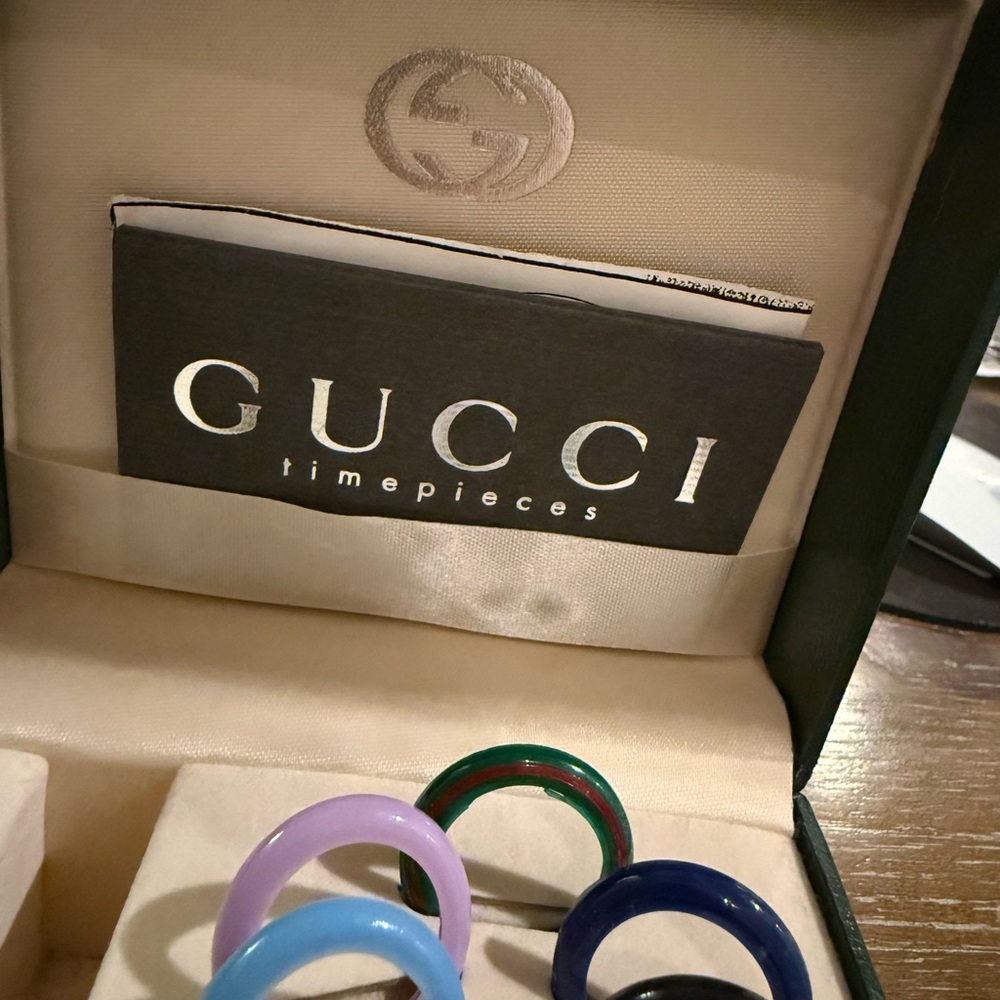 Gucci Women's Gold Watch with Colorful Bezels - Picture 10 of 16
